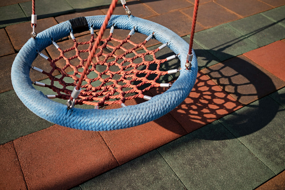 Playpen with Safety Net